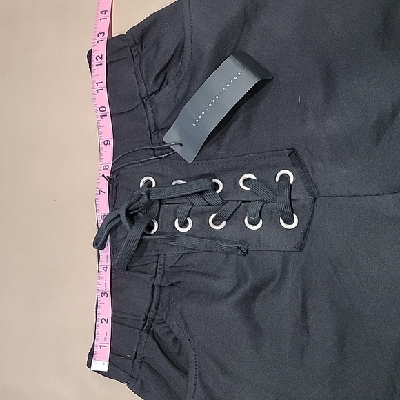 Know One Cares (Nordstrom) Size S Black Lace Up Track Pants/Joggers NEW with Tag - Picture 7 of 14